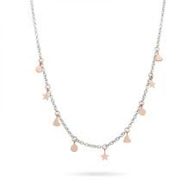 Girocollo in Argento 925 e Oro 9kt Cupido