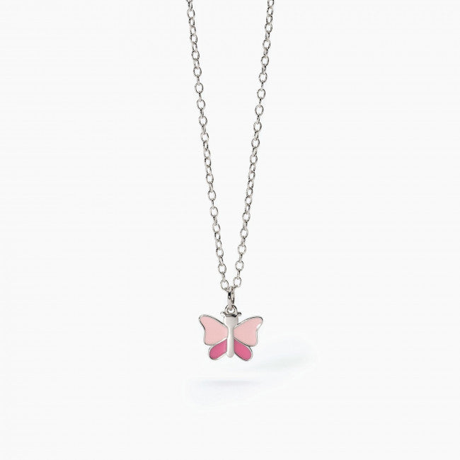 Girocollo Mabina Junior Argento Butterfly