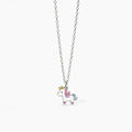 Girocollo Mabina Junior Unicorno Magico Argento