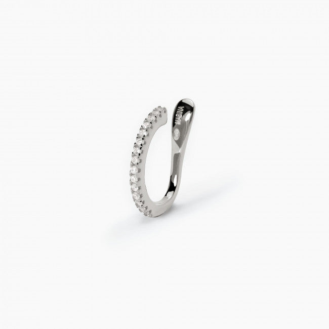 Orecchino Ear Cuff Mabina Argento Cuffmania