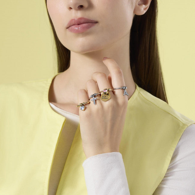 Kidult By You Anello Acciaio Swing