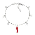 Bracciale Argento Peperoncino Cuore Amen