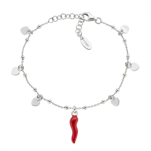 Bracciale Argento Peperoncino Cuore Amen