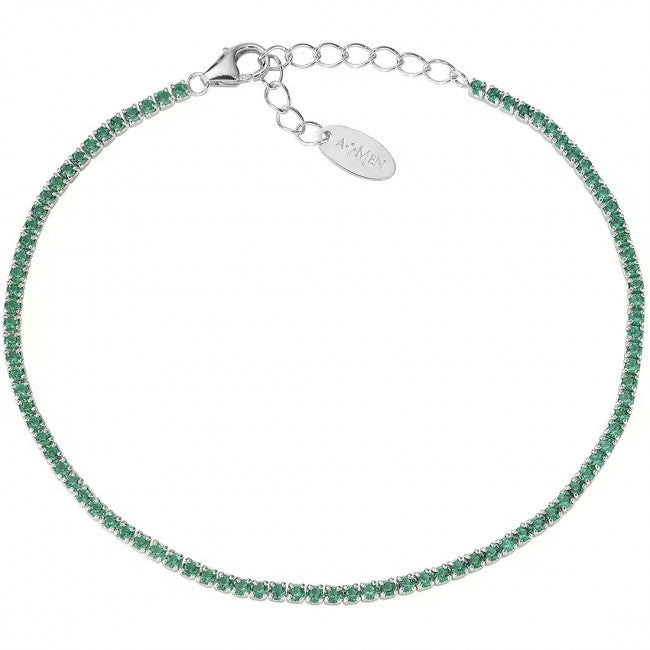 Bracciale Argento Tennis Mania Amen