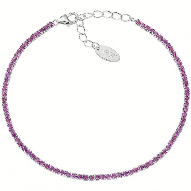 Bracciale Argento Tennis Mania Amen