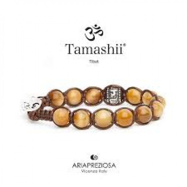 Bracciale Tamashii Occhio di Tigre Ruota della Preghiera