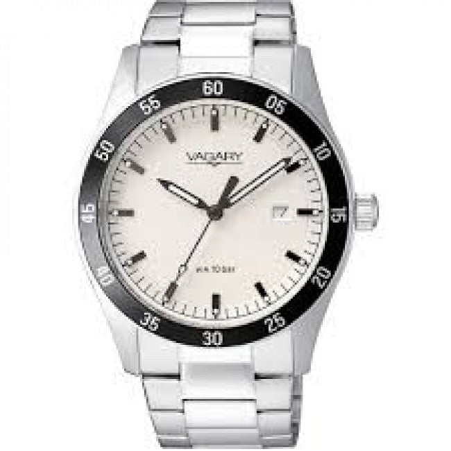 Orologio Vagary Solo Tempo Quadrante Bianco