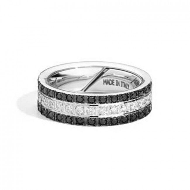 Anello Recarlo Facecube Girodito