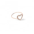 Anello Oro 9kt e Diamanti Filo D'amore