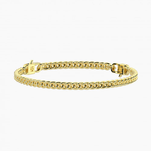 Kidult By You Bracciale Acciaio Dorato Hip Hop