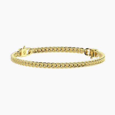 Kidult By You Bracciale Acciaio Dorato Hip Hop
