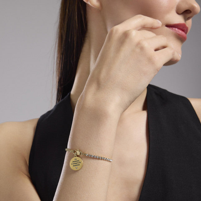 Kidult By You Bracciale Acciaio Dorato Milleluci