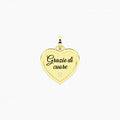 Kidult By You Charm Acciaio Grazie di Cuore