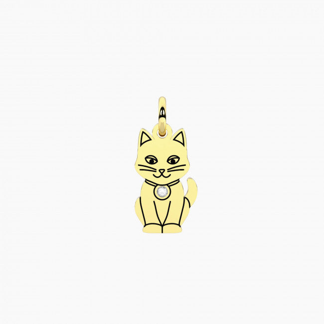 Kidult By You Charm Acciaio Gatto