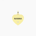 Kidult By You Charm Acciaio Mamma Ti Voglio Felice