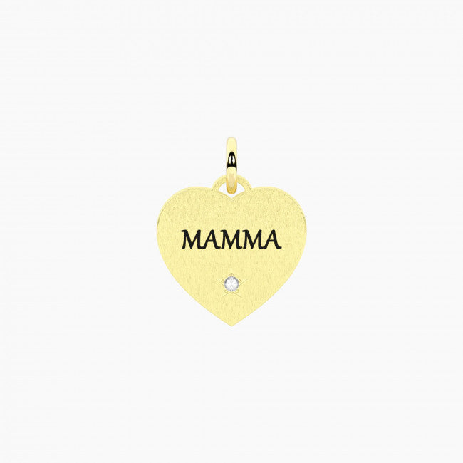 Kidult By You Charm Acciaio Mamma Ti Voglio Felice