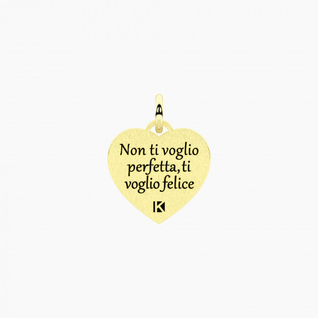 Kidult By You Charm Acciaio Mamma Ti Voglio Felice