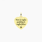 Kidult By You Charm Acciaio Mamma Ti Voglio Felice