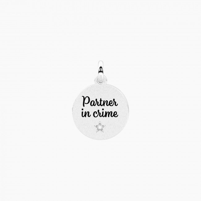 Kidult By You Charm Acciaio Partner in Crime