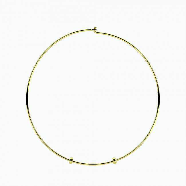 Kidult By You Collana Acciaio Dorato Hula-hoop