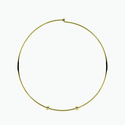 Kidult By You Collana Acciaio Dorato Hula-hoop