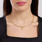 Kidult By You Collana Acciaio Dorato Hula-hoop