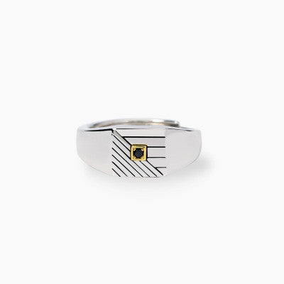 Anello Uomo Mabina Geometrico