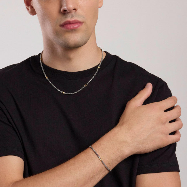 Collana Uomo Mabina Active Argento