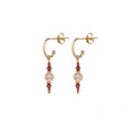 Orecchini Alisia Argento 925 Garnet