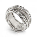 Anello Filodellavita Classic Collection 13 Fili Argento 925 e Diamanti Bianchi