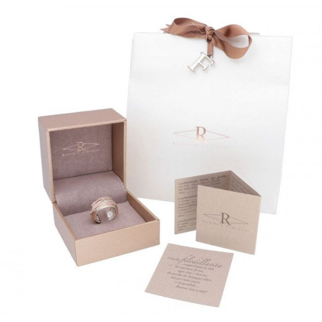 Anello Filodellavita Classic Collection 13 Fili Argento 925 e Oro Rosa An13ar