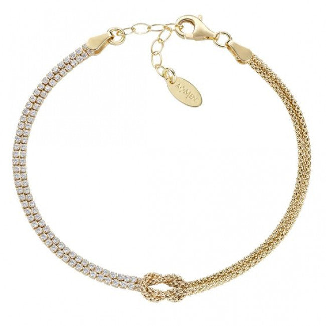 Bracciale Argento Nodo D'amore Amen