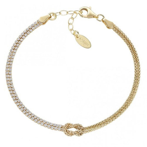Bracciale Argento Nodo D'amore Amen