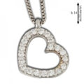 Girocollo Cuore Gemoro in Oro 18kt e Diamanti Naturali