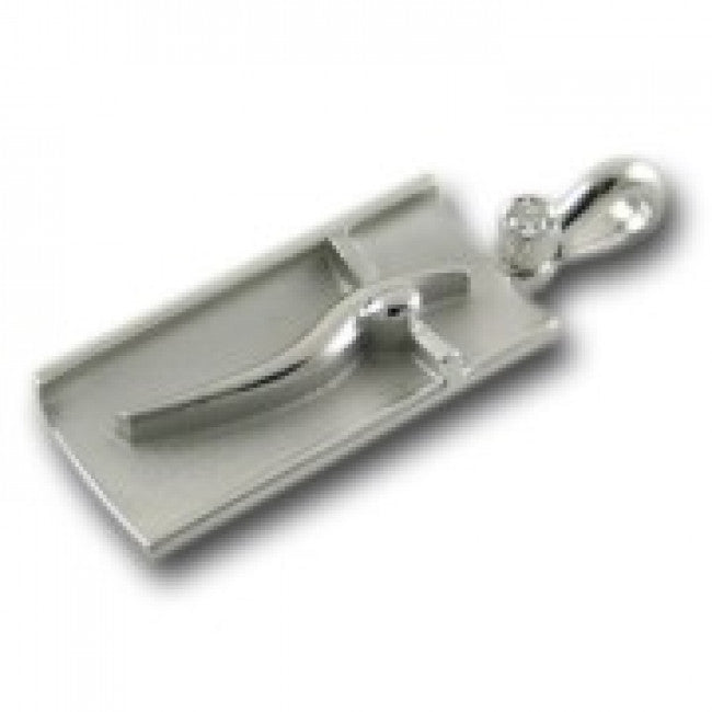 Ciondolo Croce Gemoro in Argento 925 e Diamante Naturale