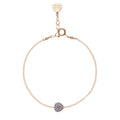 Bracciale Rosso Prezioso Argento 925 Semino D'amore Sparkling Ocean Blue