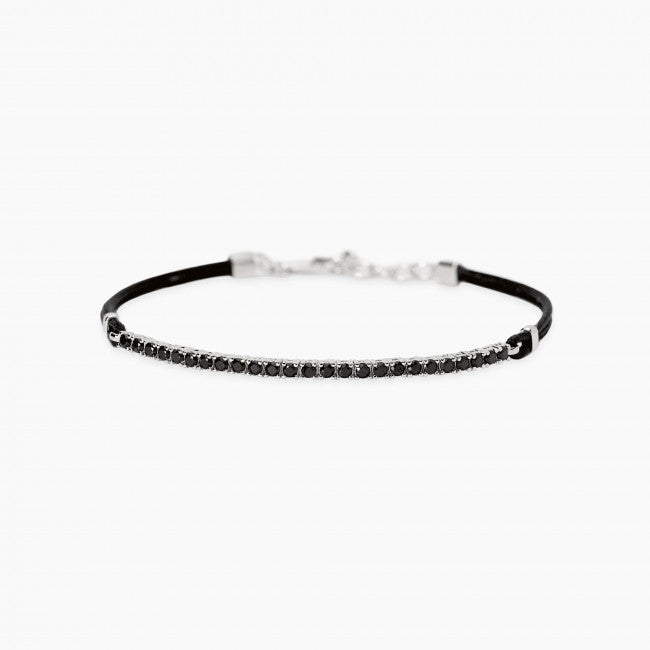 Bracciale Mabina Midnight Argento Uomo