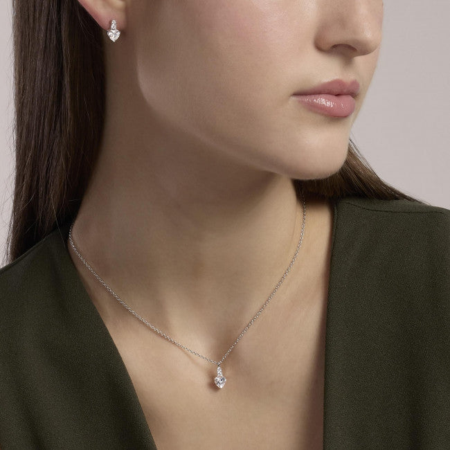 Collana Mabina Argento Rouge