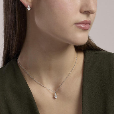 Collana Mabina Argento Rouge