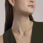 Orecchini Mabina Argento Rouge