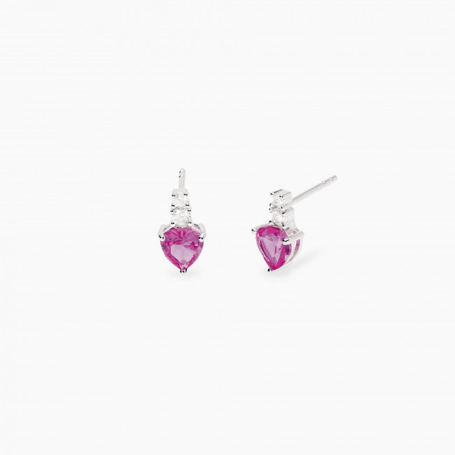 Orecchini Mabina Argento Rouge