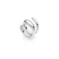 Anello Unoaerre a Spirale Ottone Argentato