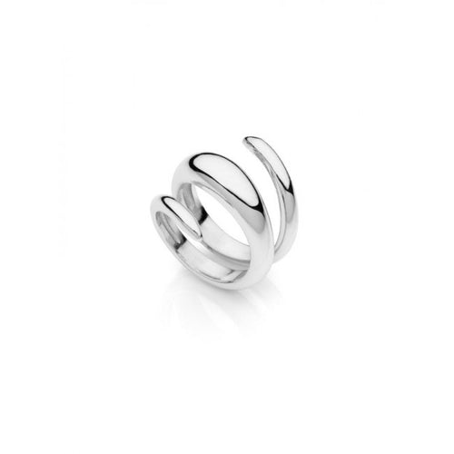 Anello Unoaerre a Spirale Ottone Argentato