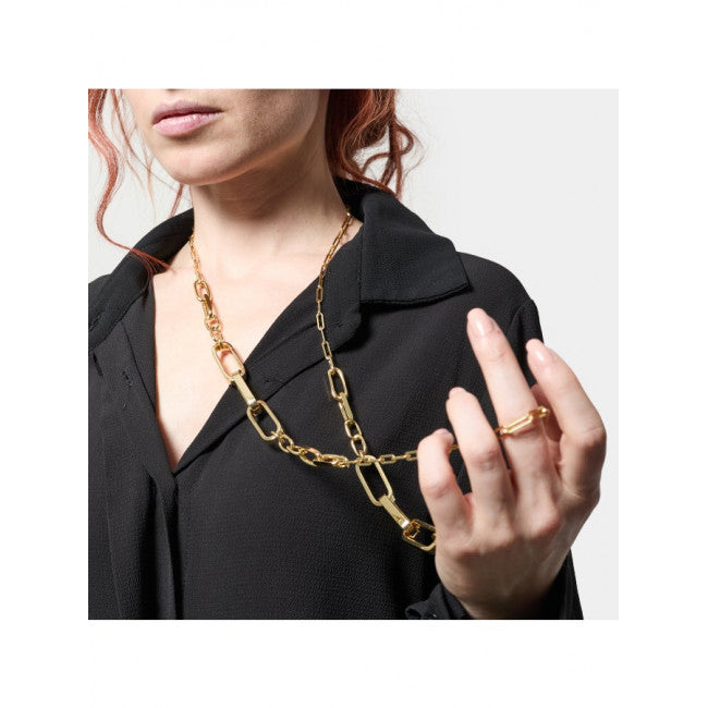 Collana Unoaerre Catena Ottone Dorato