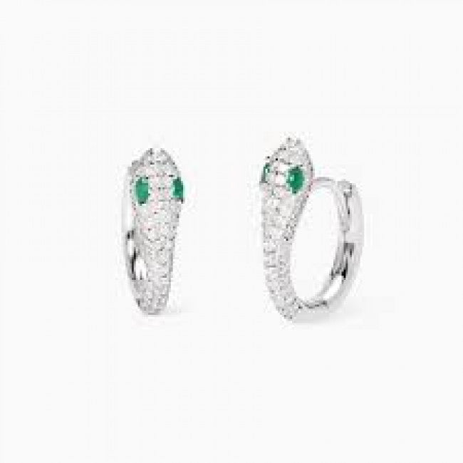 Orecchini Mabina Argento Snake