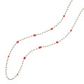 Collana Rosso Prezioso Argento 925 Shine