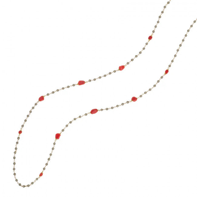 Collana Rosso Prezioso Argento 925 Shine