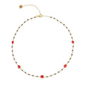 Girocollo Rosso Prezioso Argento 925 Shine