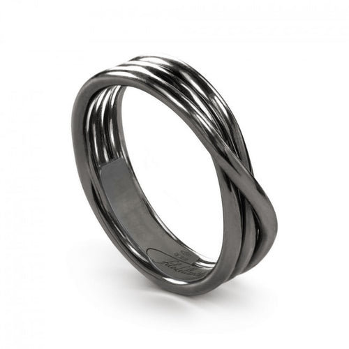Anello Filodellavita 3 Fili Rock Argento 925 Brunito