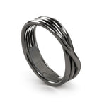 Anello Filodellavita 3 Fili Rock Argento 925 Brunito